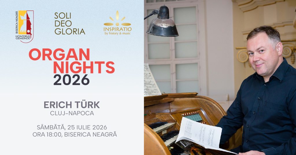 Organ Nights - Erich Türk la Biserica Neagră