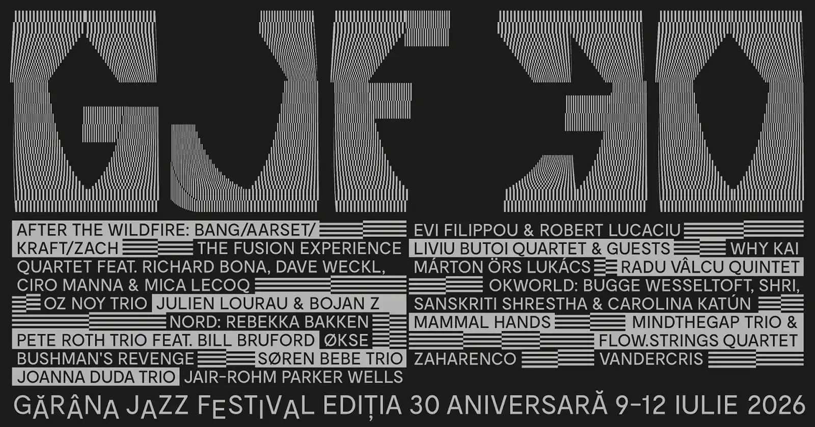 Începe Gărâna Jazz Festival 2026 - Ediția 30 Aniversară