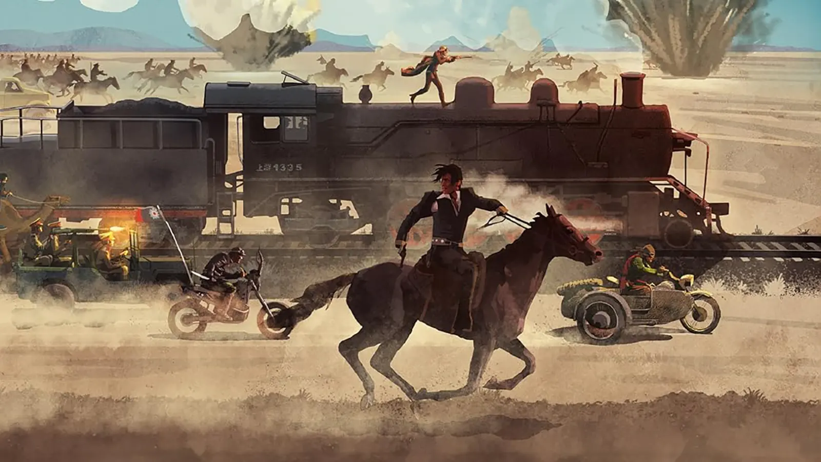 Cadru din The Good, the Bad, the Weird, film coreean plasat în Manciuria
