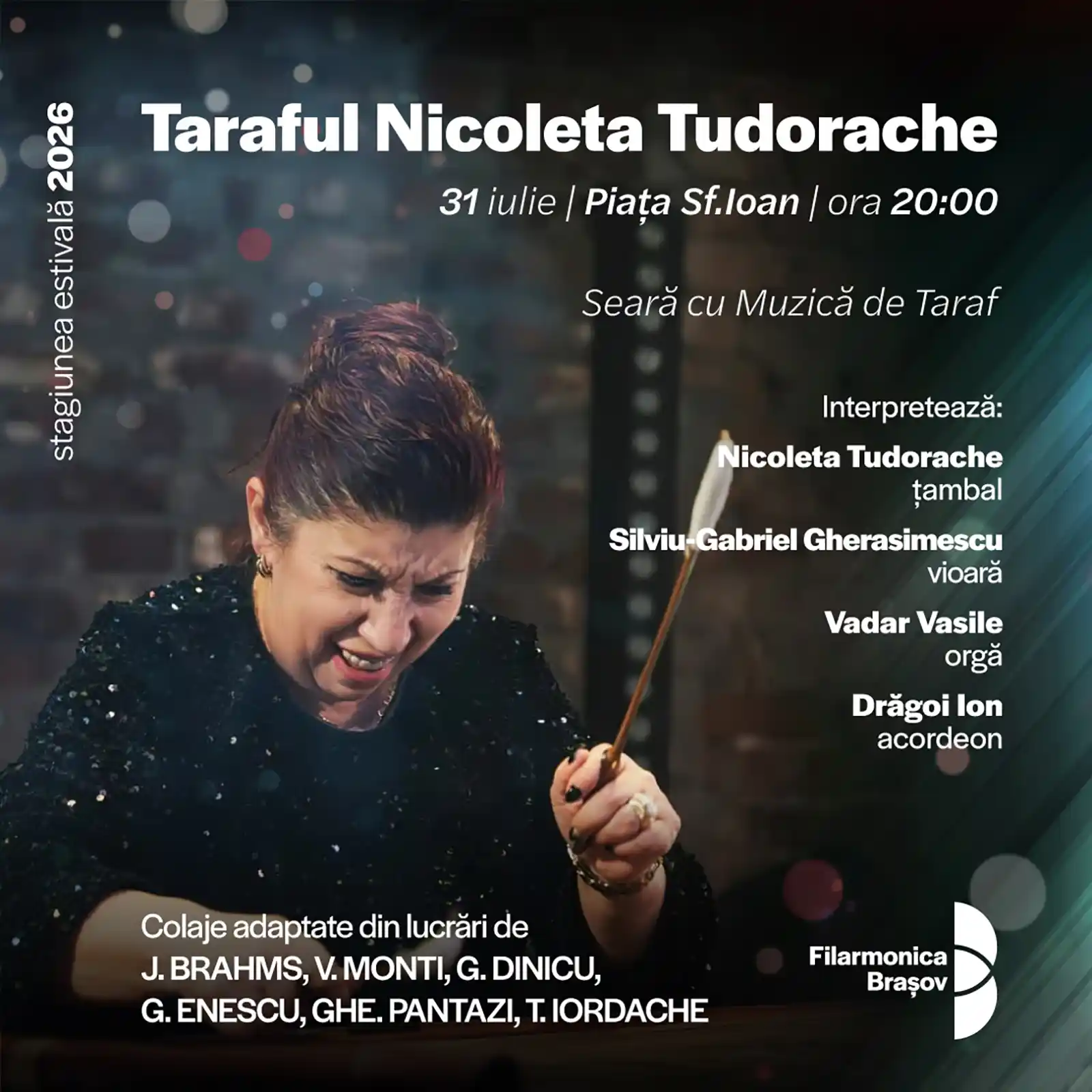 Filarmonica Brașov încheie luna iulie cu noi evenimente muzicale