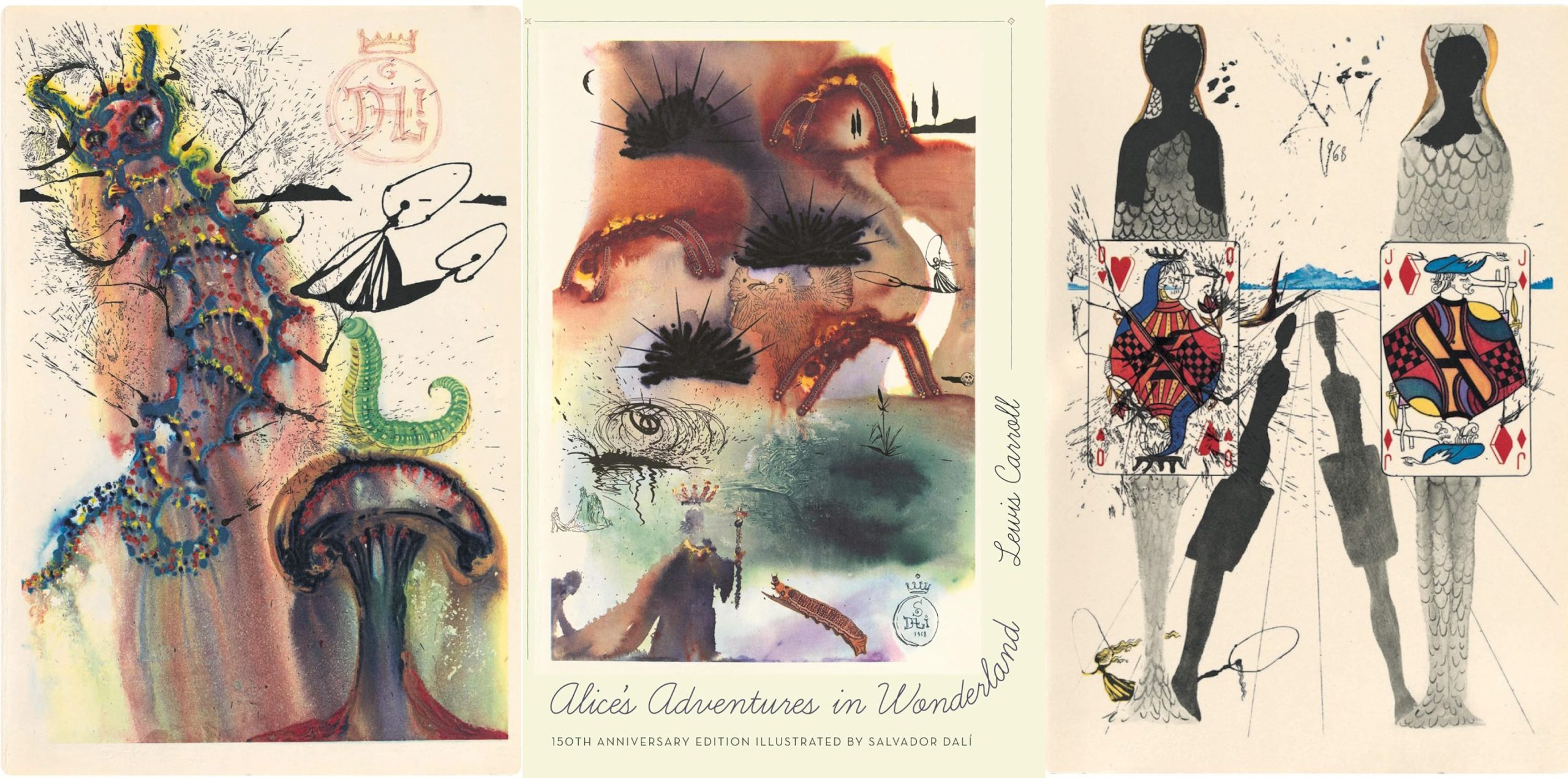 heliogravuri semnate Salvador Dalí, “Alice’s Adventures in Wonderland”, 1969