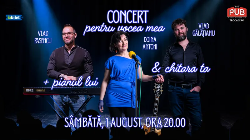 Concert pentru Vocea Mea, Chitara Ta și Pianul Lui @ The Pub - Universității