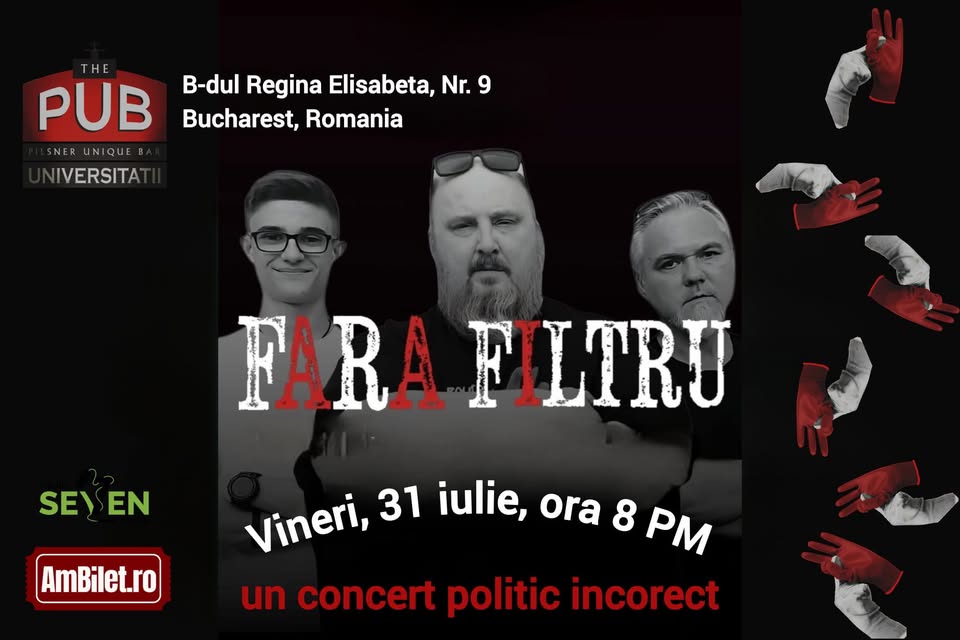 Fără Filtru @ The Pub - Universității