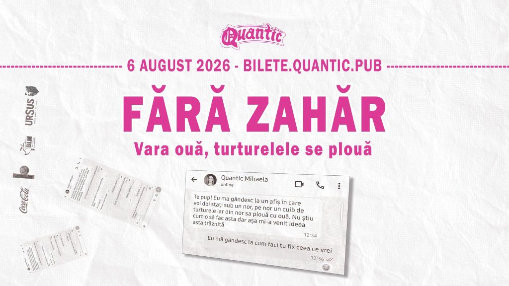 Fără Zahăr – Concert de fugărit ploaia @ Quantic