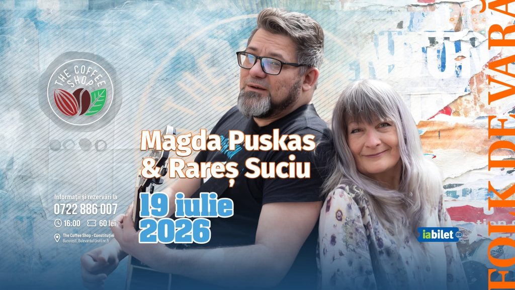 Folk de vară cu Magda Puskas & Rareș Suciu @ The Coffee Shop Constituției