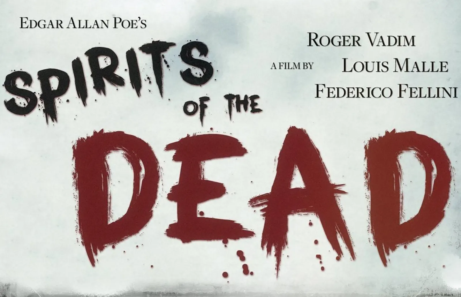 poster Spirits of the Dead (1968)