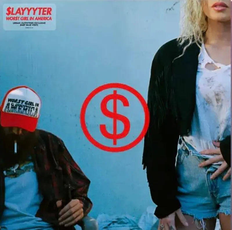 Slayyyter Worst Girl in America cover LP