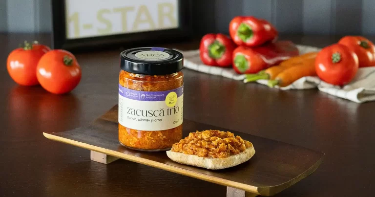 Zacusca Trio ARCA, prima zacuscă din România premiată Great Taste