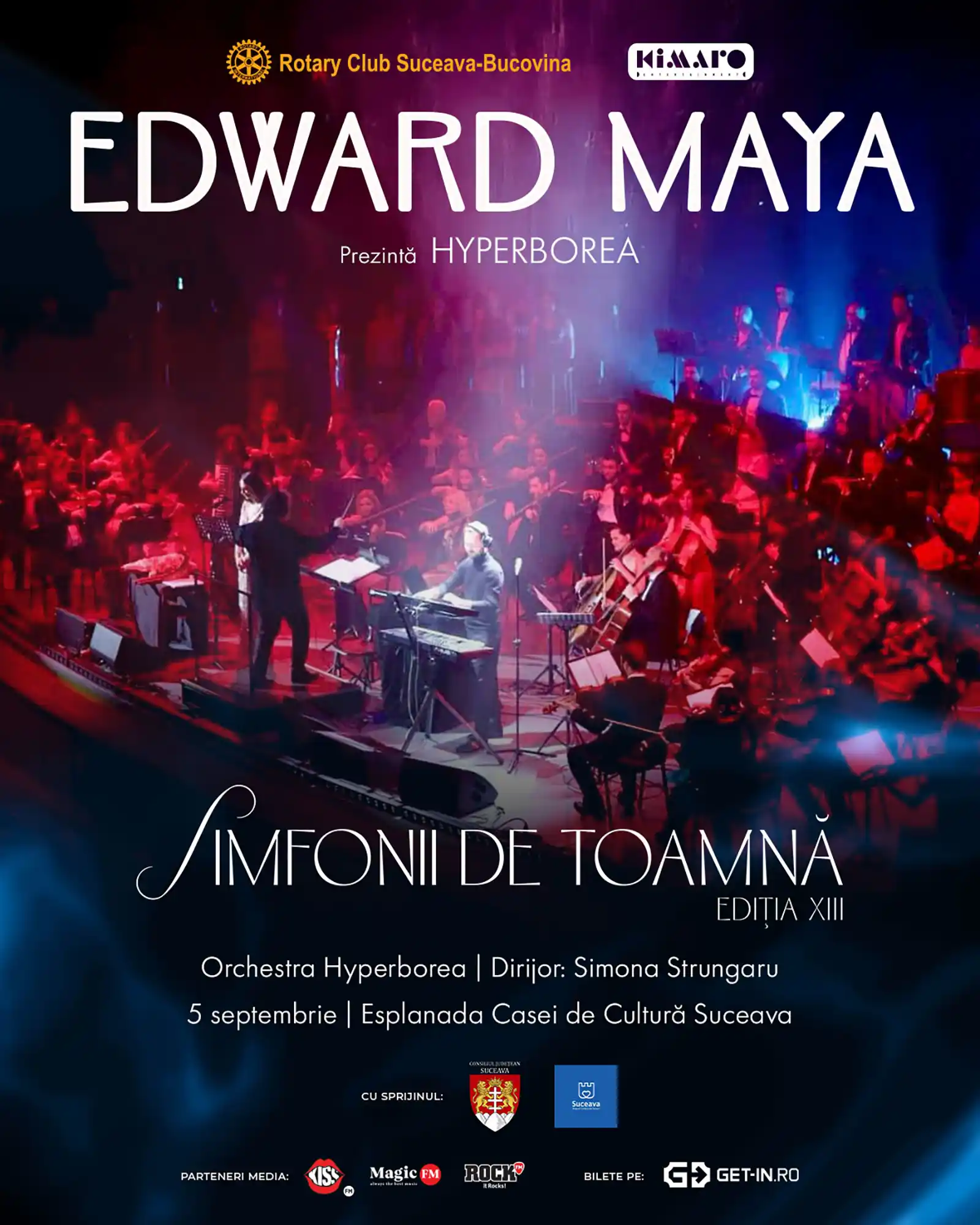 Edward Maya aduce proiectul simfonic „Hyperborea” pe scena „Simfonii de Toamnă”