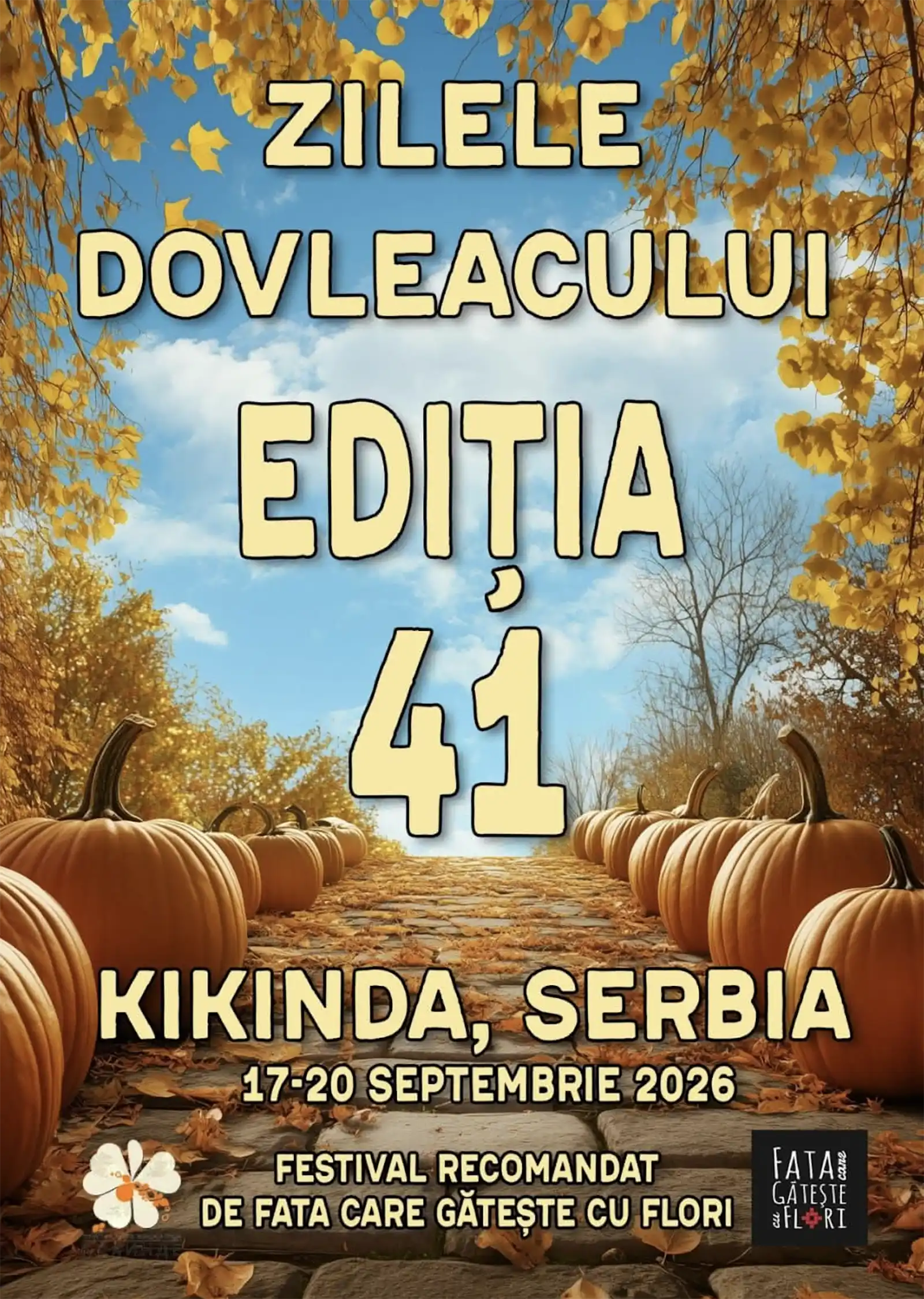 Dragana Mirković și Goca Tržan vin la Zilele Dovleacului de la Kikinda
