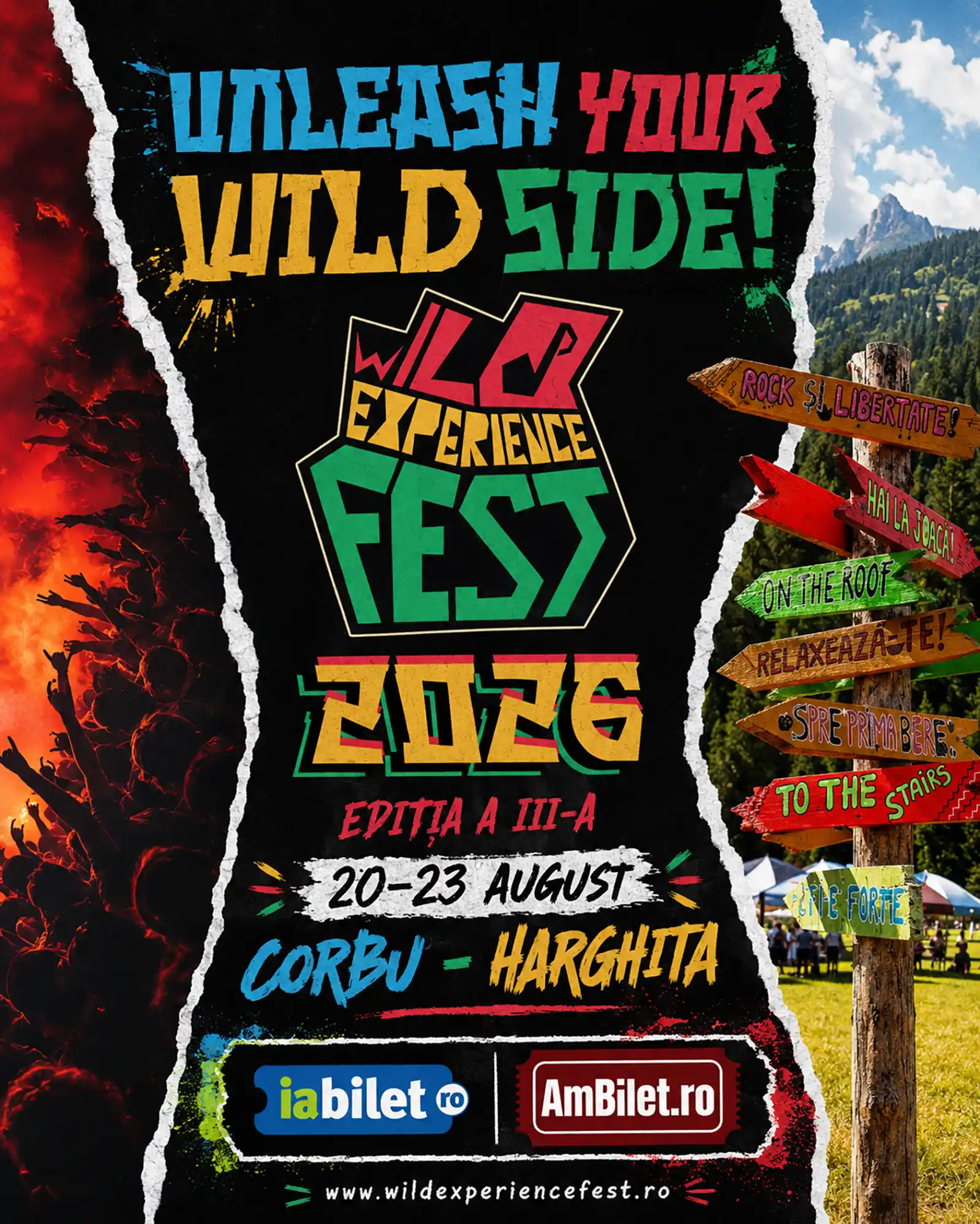 Wild Experience Fest, ediția a III-a 2026: Prima platformă socială offline prinde viață la Corbu