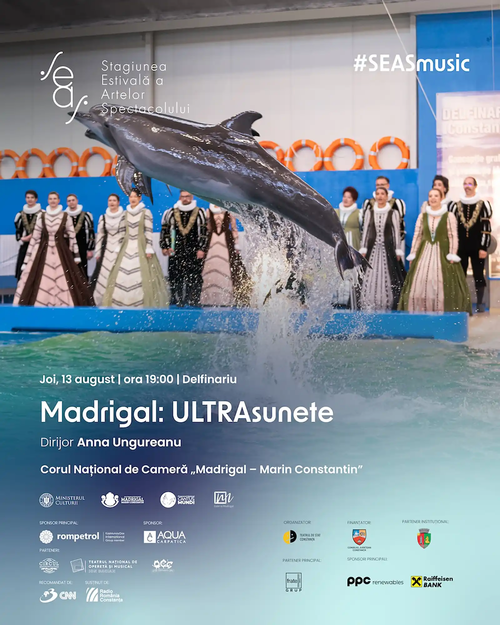 Corul Madrigal și Cantus Mundi: șapte spectacole-eveniment și invitați de marcă la SEAS 2026 Constanța