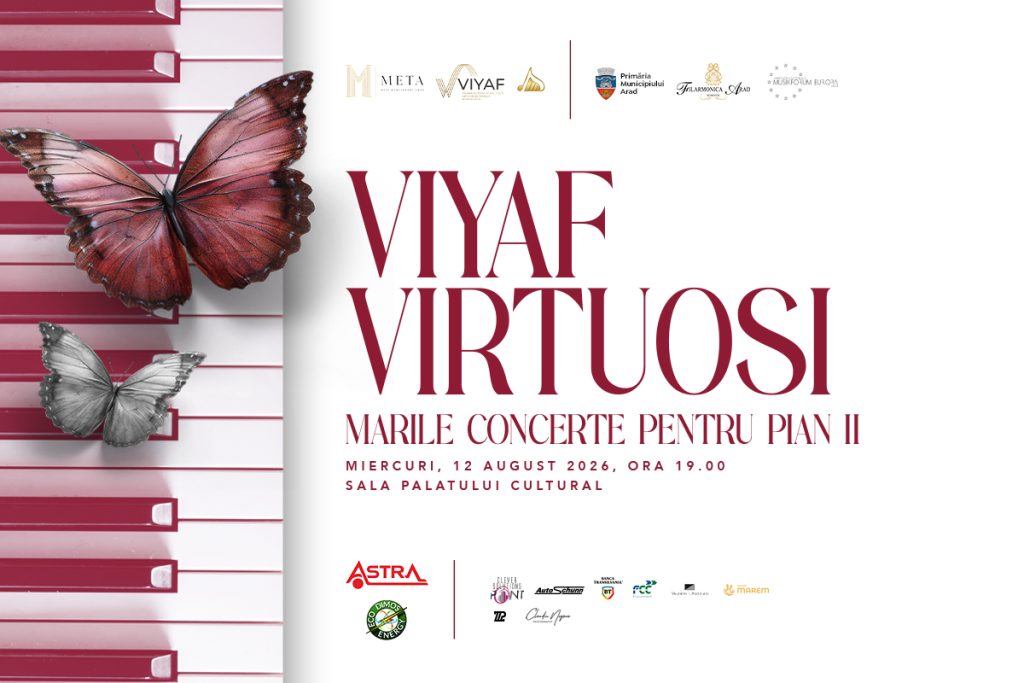 VIYAF VIRTUOSI – MARILE CONCERTE PENTRU PIAN II – Miercuri, 12 august 2026