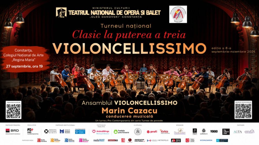 VIOLONCELLISSIMO - Teatrul Național de Operă și Balet „Oleg Danovski" Constanta @ Colegiul Național de Arte Regina Maria