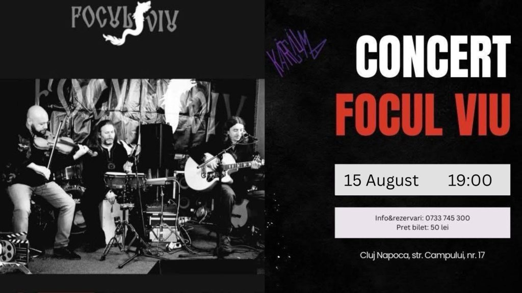 FOCUL VIU – Concert Live pe terasa Karciuma