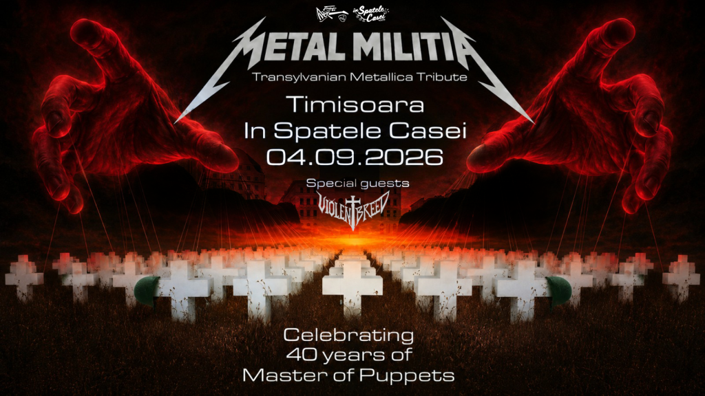 40 de ani de "Master of Puppets" - Metal Miltia Metallica tribute band