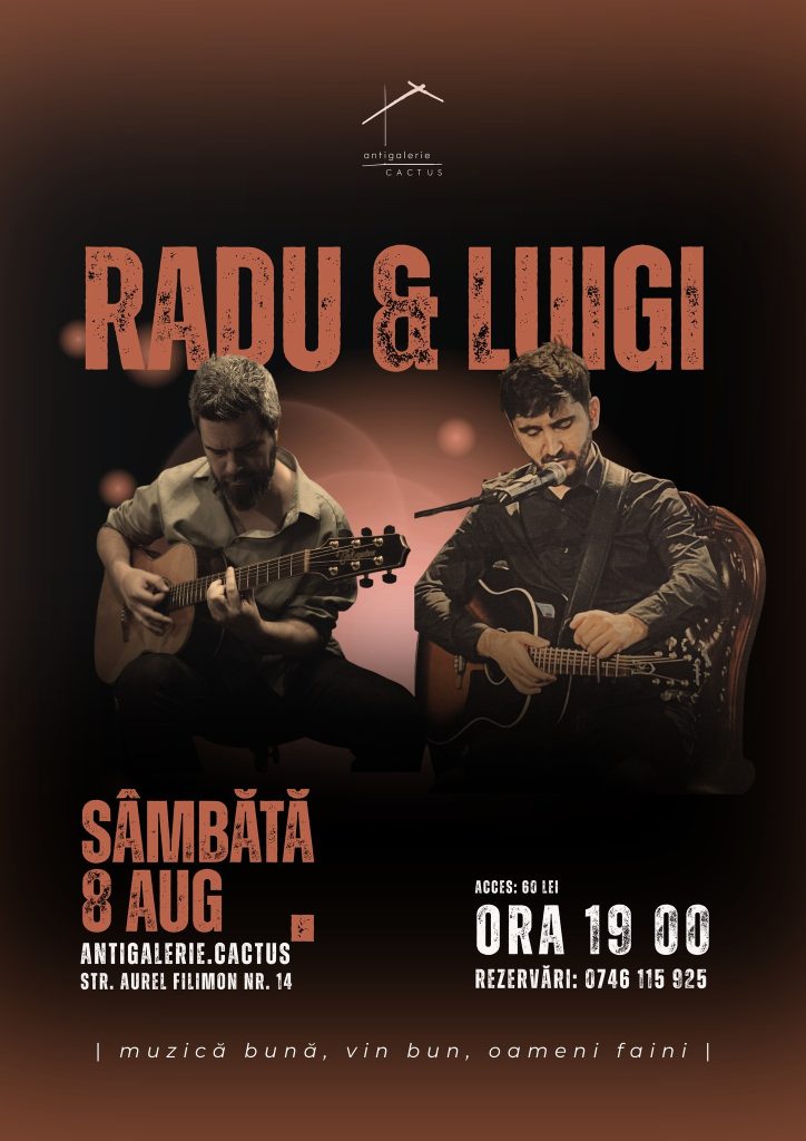 ANTIGALERIE.CACTUS x CONCERT RADU POL & LUIGI