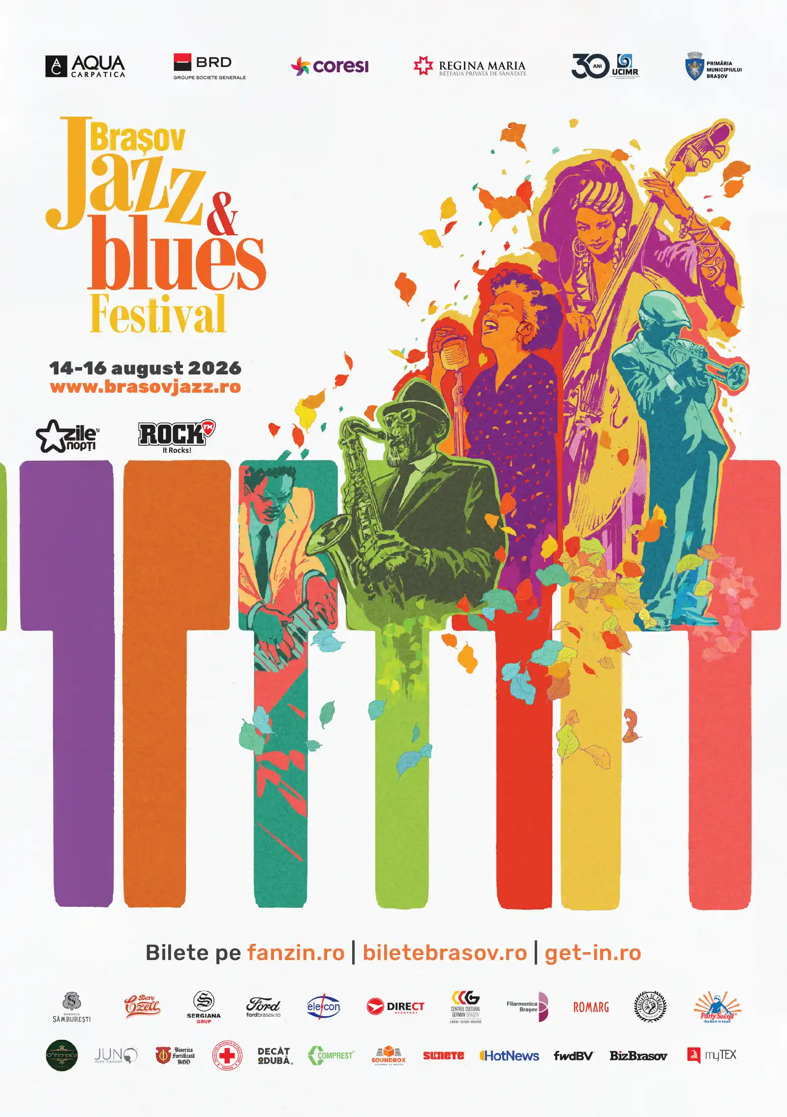 Brașov Jazz & Blues Festival, între 14 și 16 august