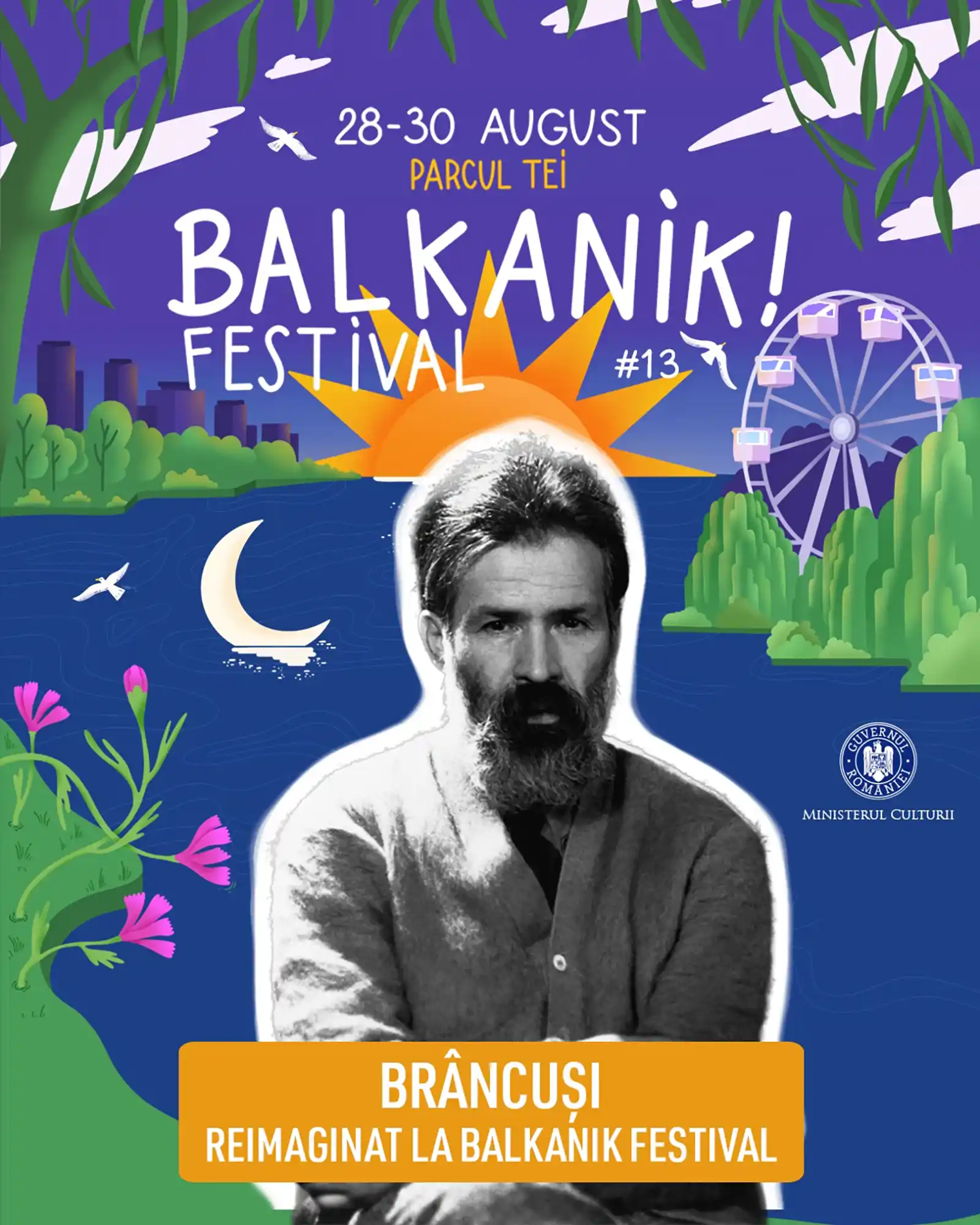 Brâncuși, reimaginat la Balkanik Festival: o sculptură monumentală activată prin video mapping și un ritual colectiv al tăcerii