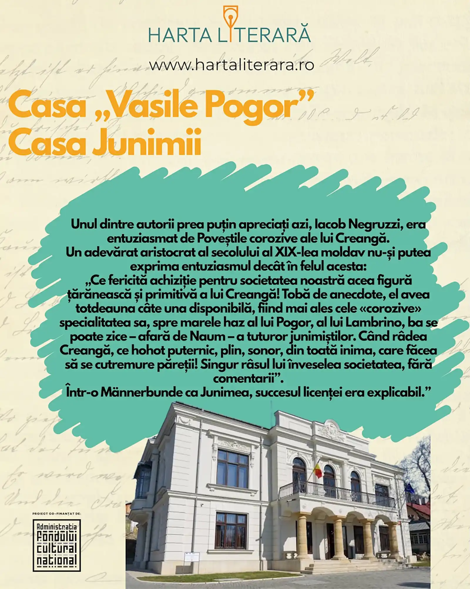 Harta Literară se lansează la Iași