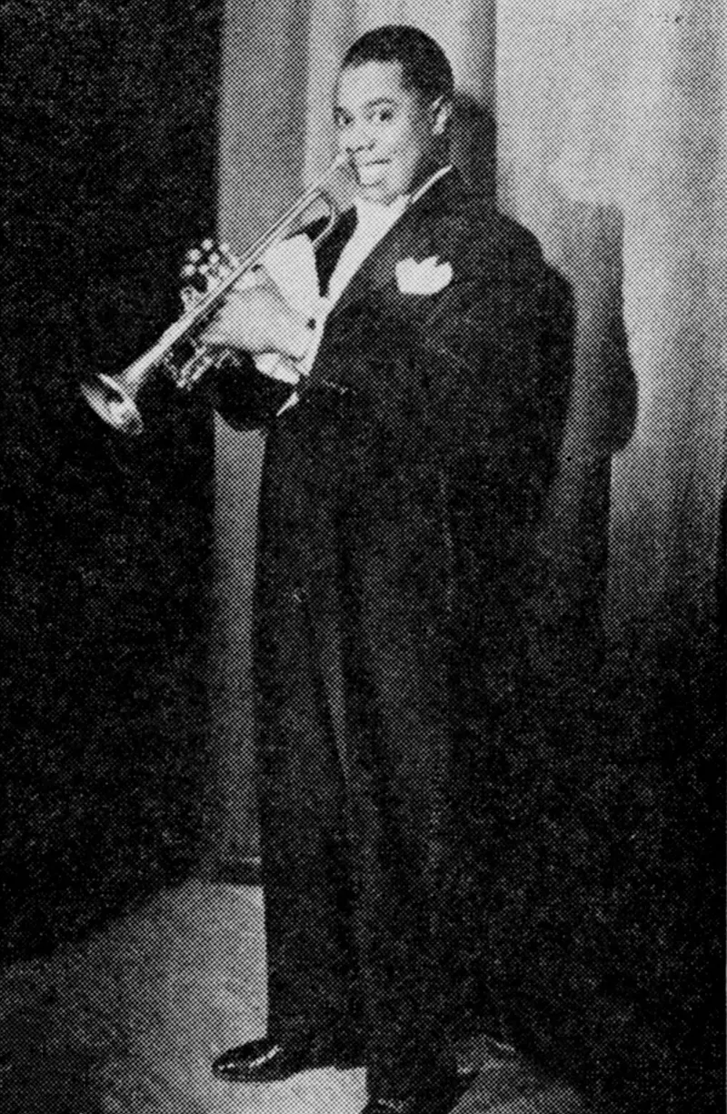 Louis Armstrong fotografie din 1936