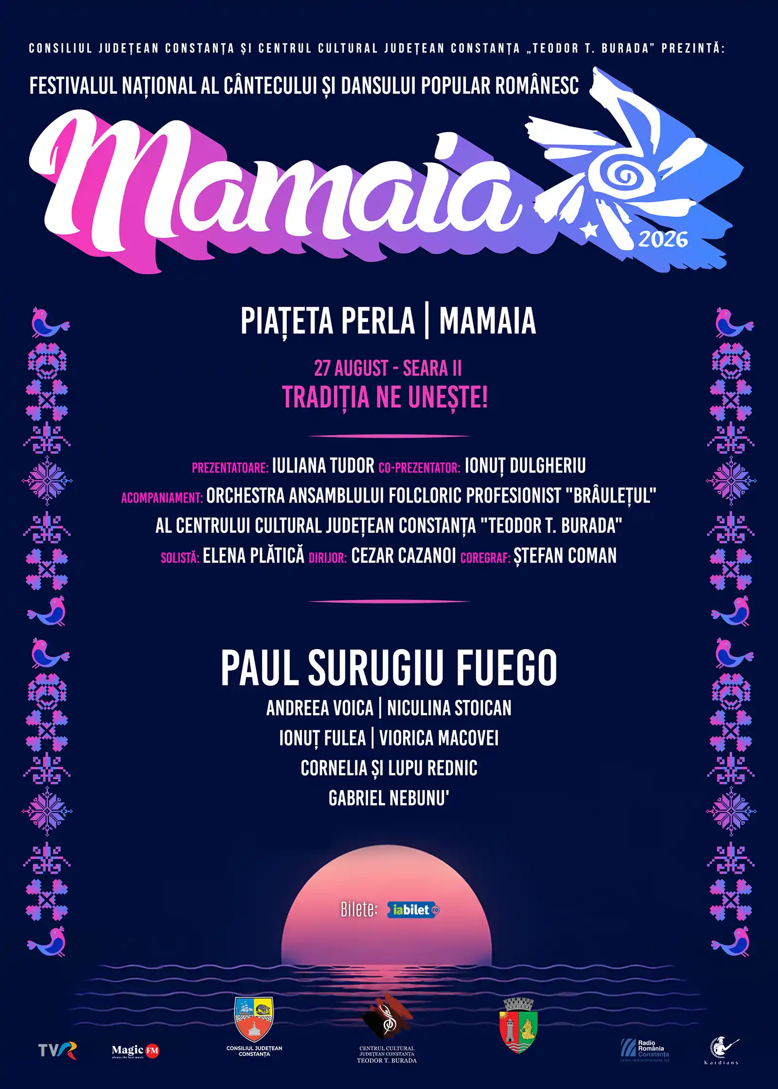 Au fost desemnați participanții la Festivalul Național al Cântecului și Dansului Popular Românesc „Mamaia” 2026