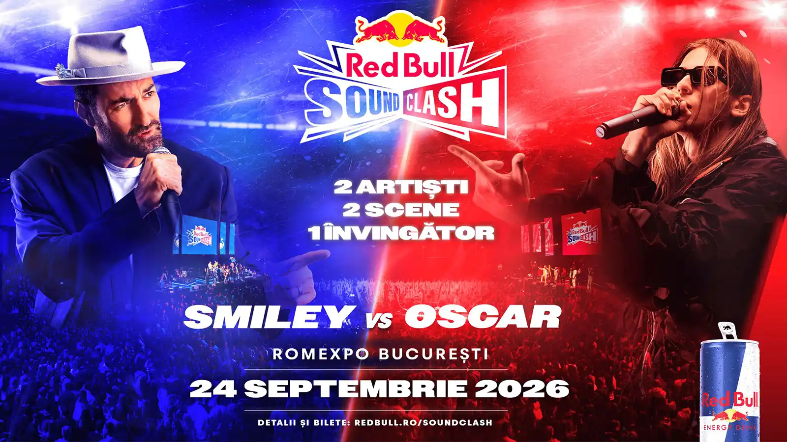 Smiley și Oscar, față în față la Red Bull SoundClash 2026