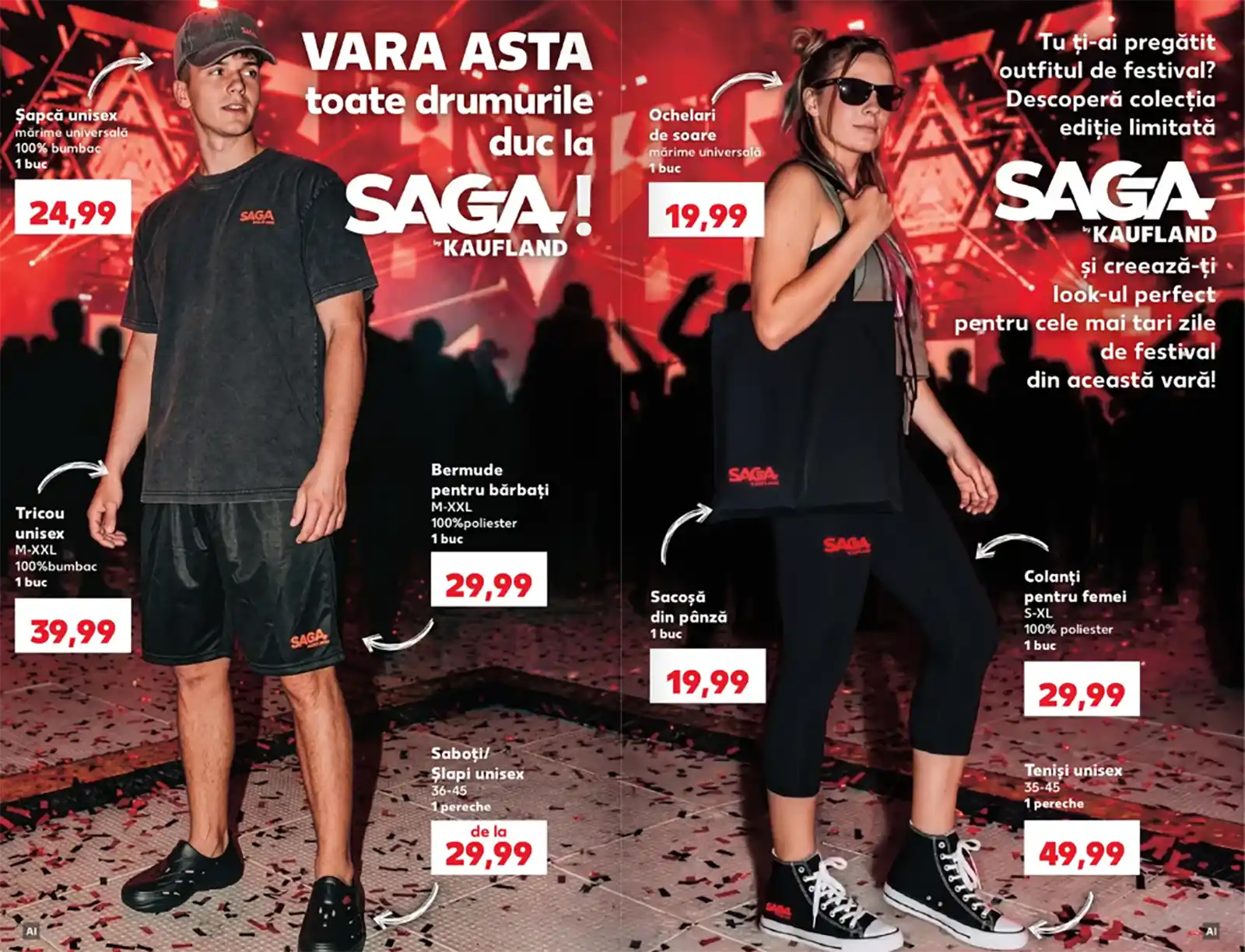 Kaufland își prezintă programul de la SAGA by Kaufland: muzică, experiențe interactive, premii și o colecție vestimentară în ediție limitată