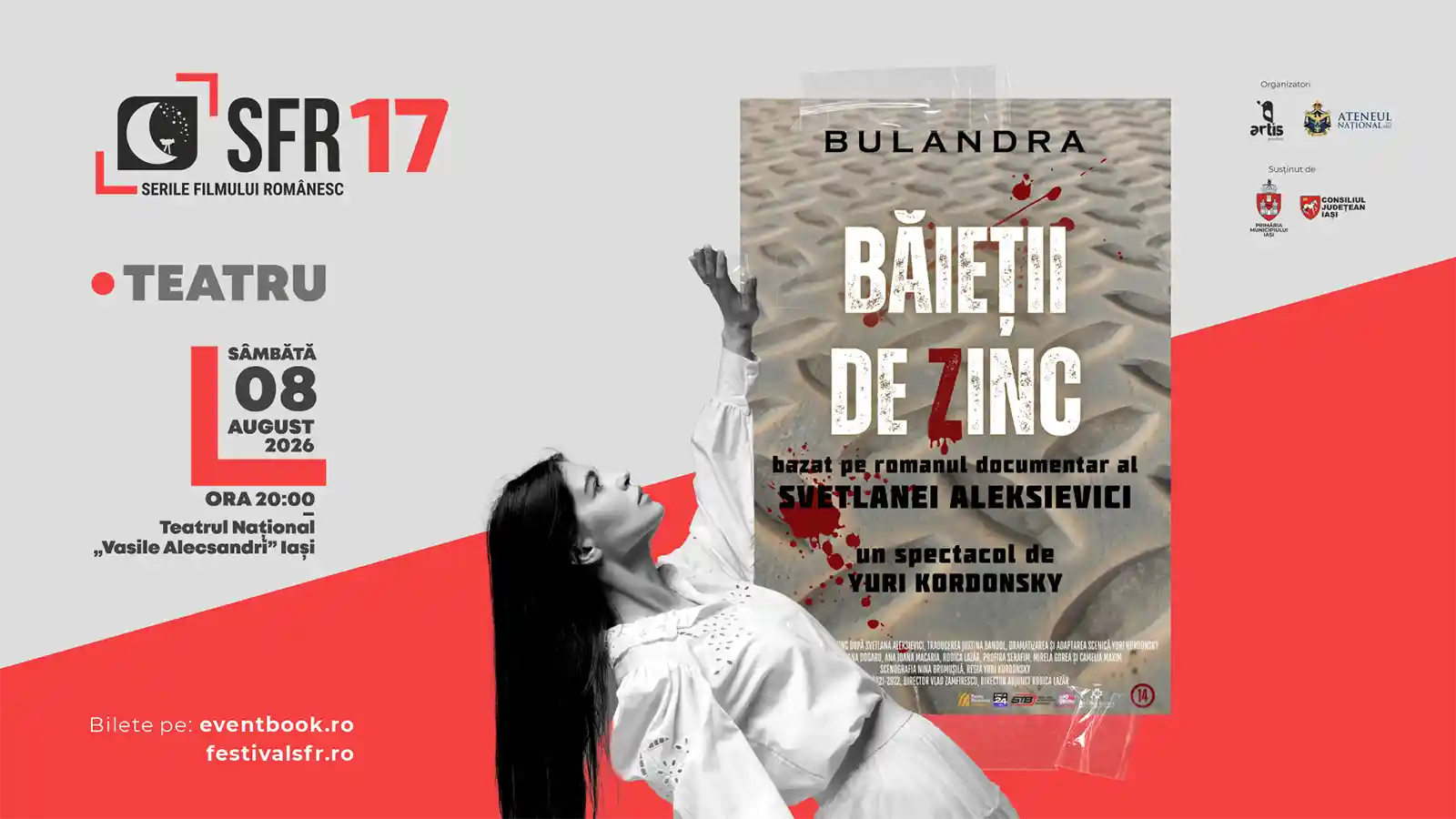 SFR 17 aduce la Iași concerte, teatru, expoziții și întâlniri speciale