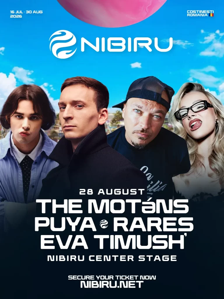 The Motans, Puya, Rareș & Eva Timush @ NIBIRU Center Stage