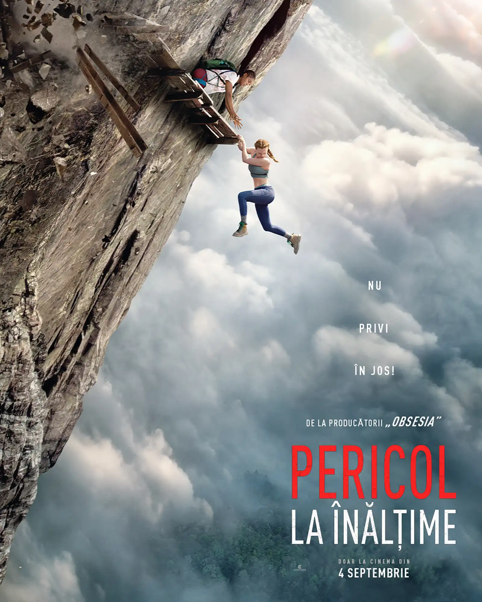 Premiera cinematografică „Pericol la înălțime”, nerecomandată spectatorilor cu acrofobie