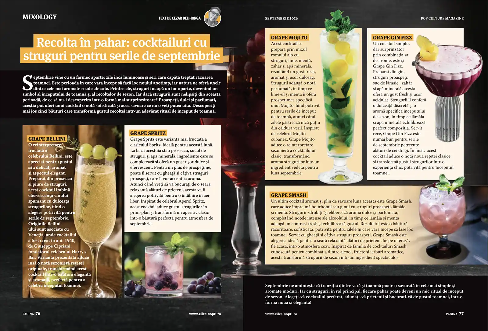 Revista Zile și Nopți - a apărut noul număr, ediția de septembrie 2026.
