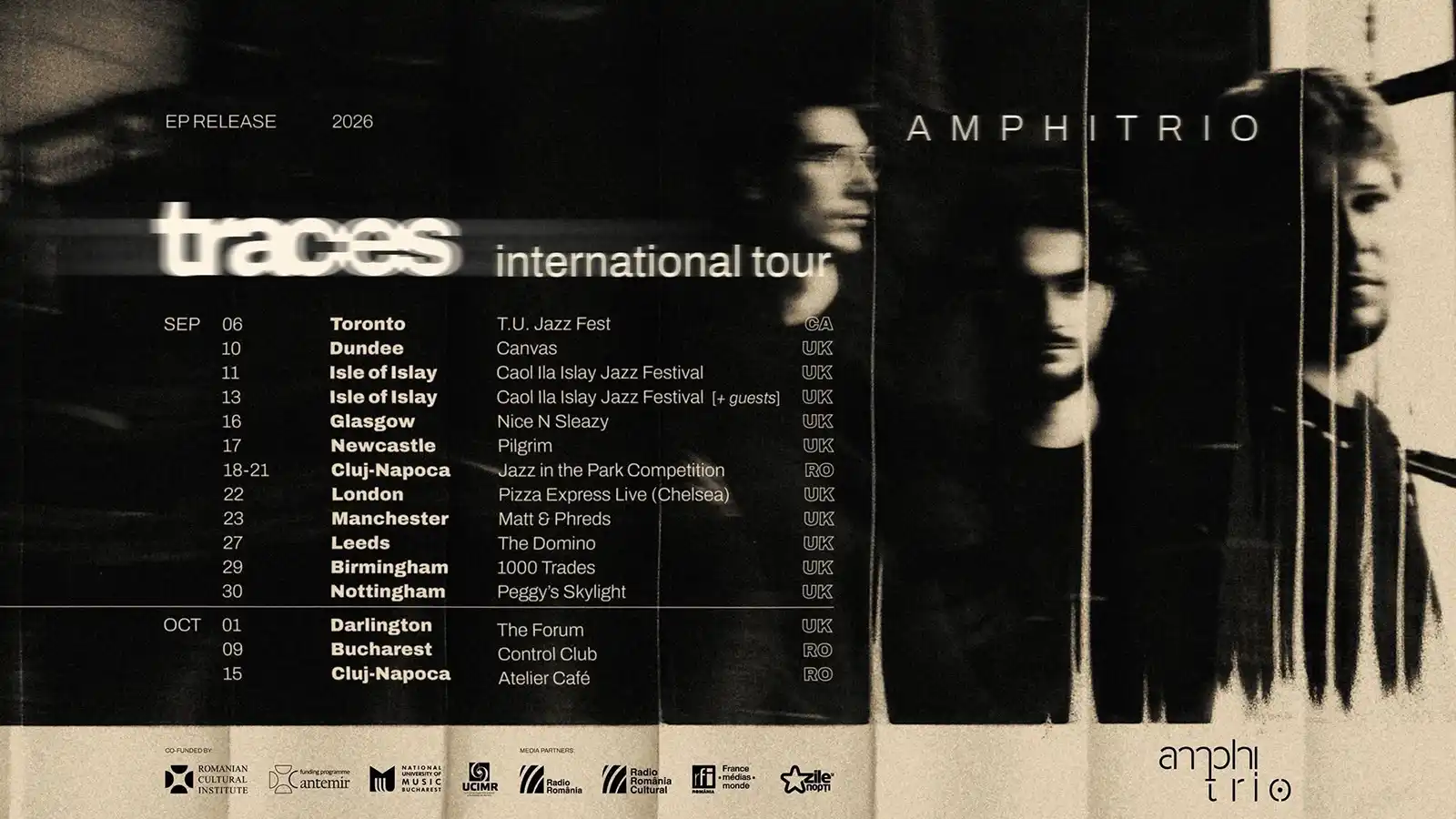 AMPHITRIO lansează „Traces”, inspirat de muzica lui George Enescu turneu