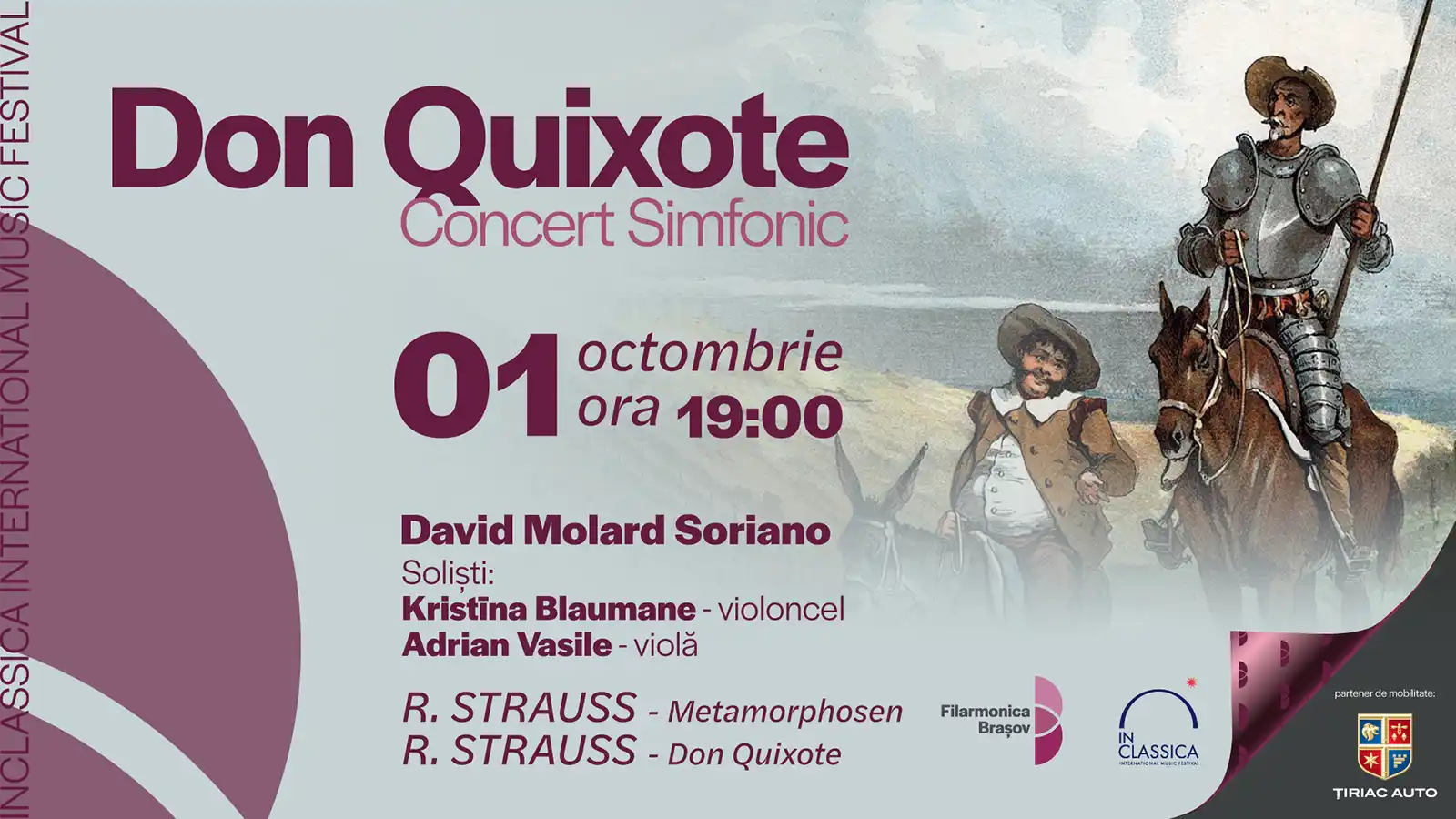 De la Don Quijote la „Metamorphosen”: o seară Richard Strauss la Filarmonica Brașov