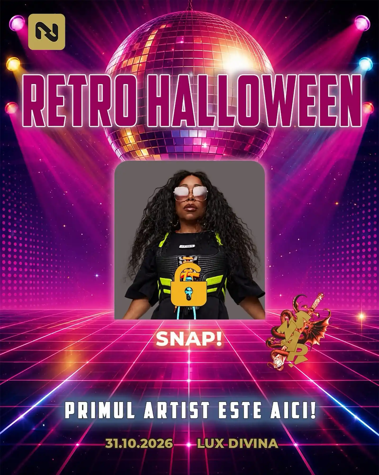 Snap! în concert la Brașov de Halloween