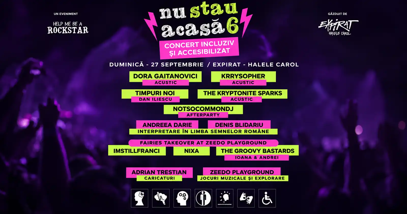 Concert incluziv și accesibilizat „Nu Stau Acasă”