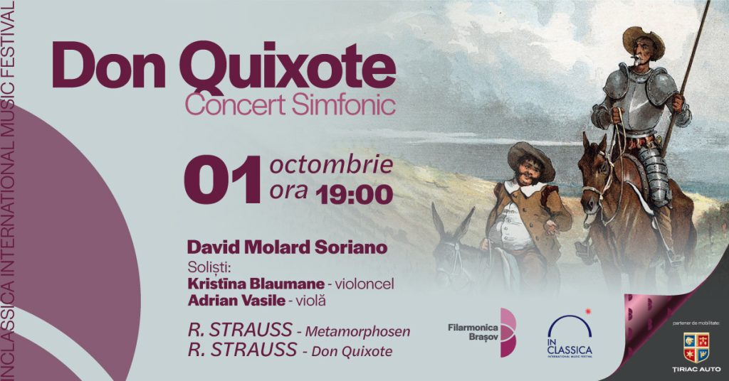 David Molard Soriano, Kristīna Blaumane, Adrian Vasile și orchestra Filarmonicii Brașov în concert