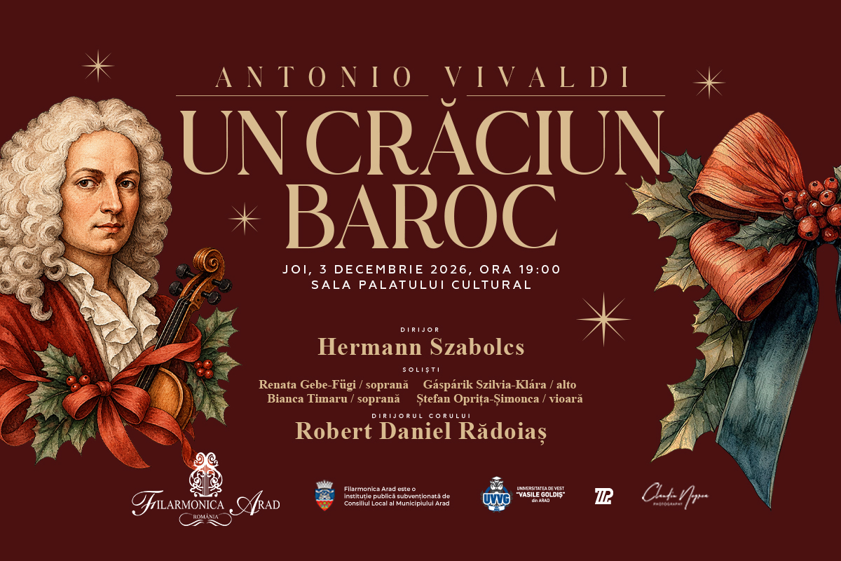 ANTONIO VIVALDI: UN CRĂCIUN BAROC – Joi, 3 decembrie 2026