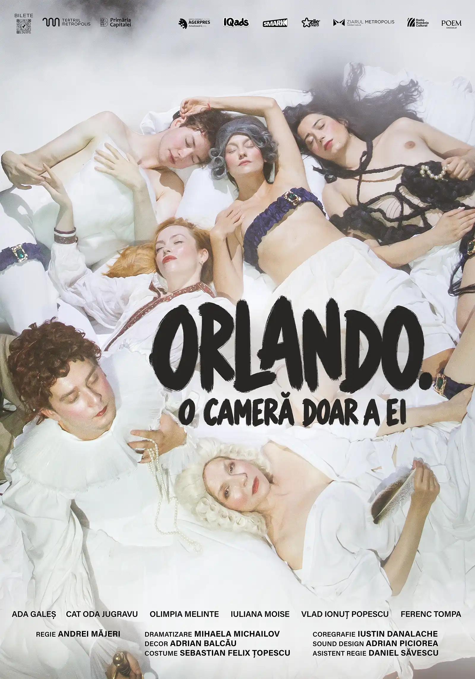 Teatrul Metropolis vă invită la premiera spectacolului „Orlando. O cameră doar a ei”