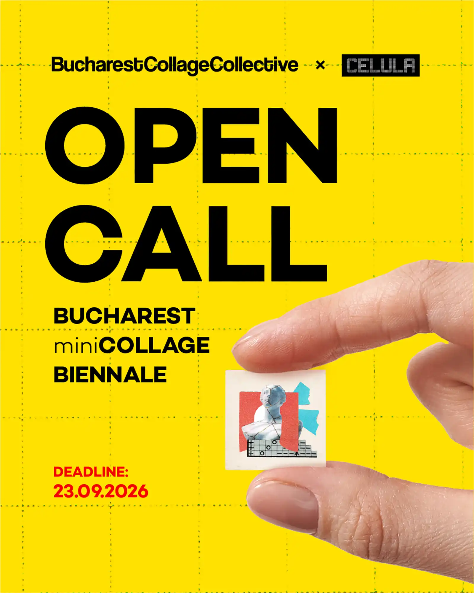 Open call internațional: Bucharest miniCOLLAGE Biennale&nbsp;