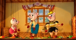 „Cei trei purceluși” și „Zmeie, Basme și Fantasme”, duminică, la Teatrul „Gulliver”