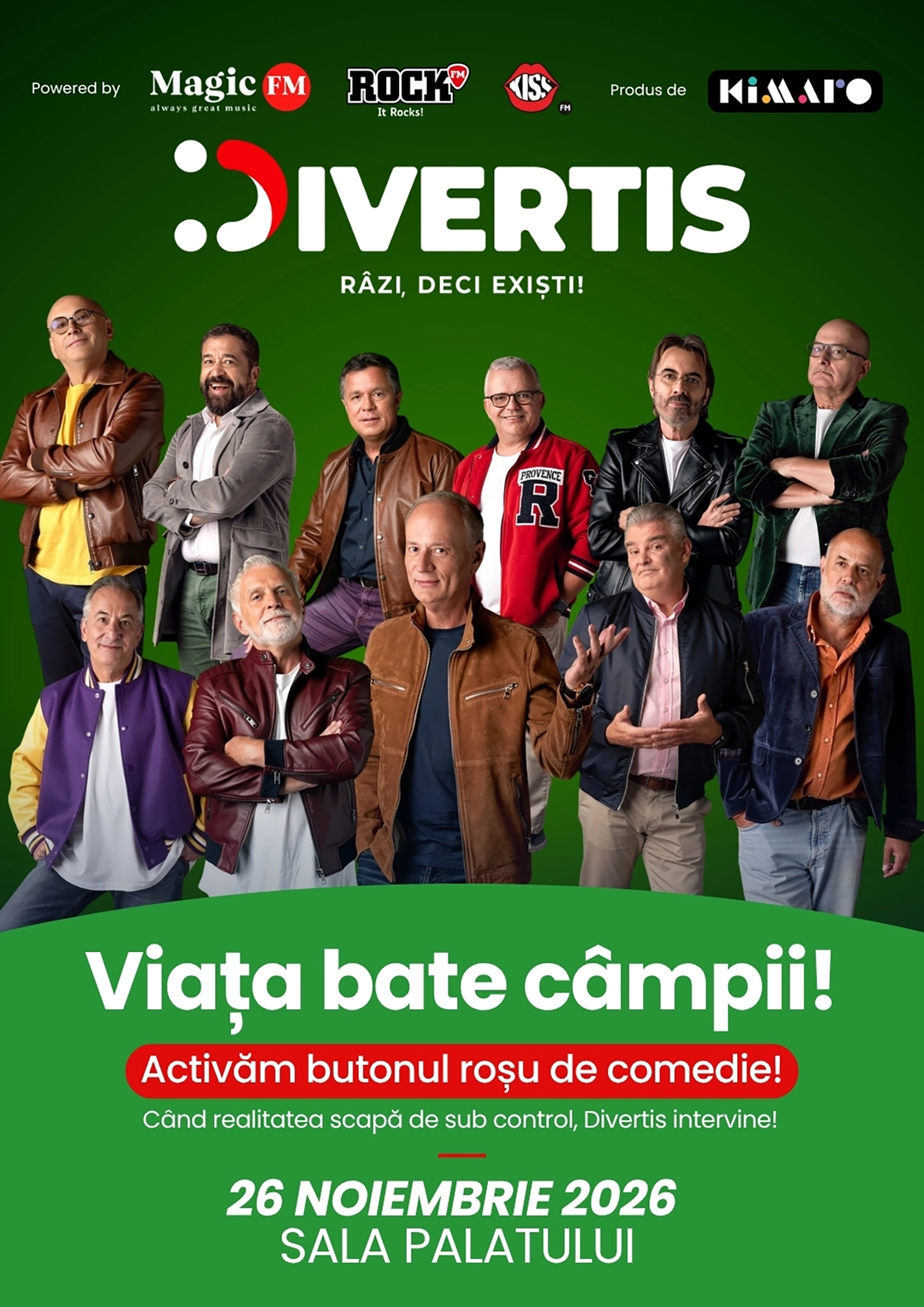 Divertis adaugă un al doilea spectacol la Sala Palatului!