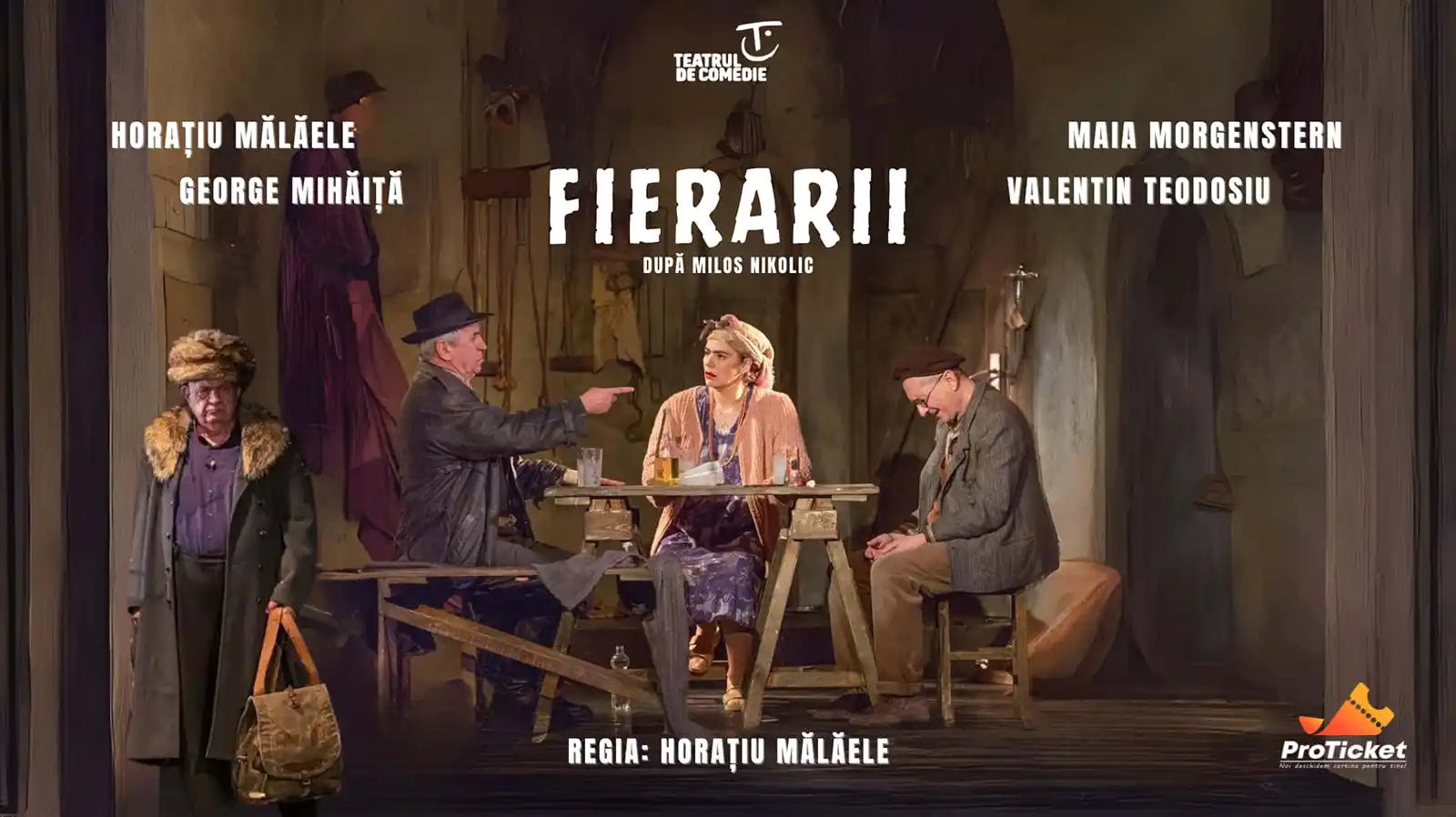 Horațiu Mălăele, Maia Morgenstern, Marius Manole și Medeea Marinescu, pe scenele din București, Craiova și Brașov, &icirc;n septembrie