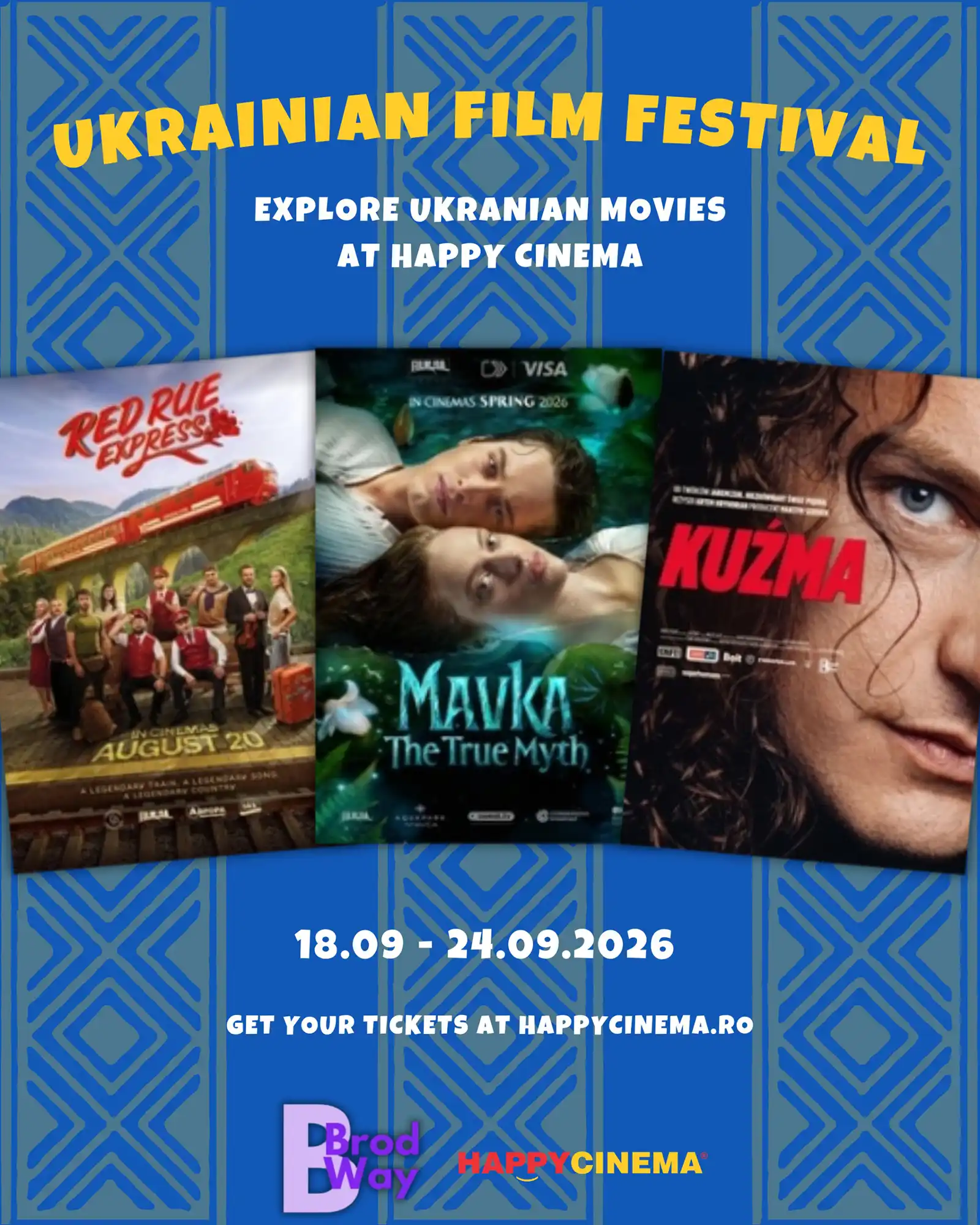 Happy Cinema prezintă Ukrainian Film Festival, dedicat cinematografiei și culturii ucrainene