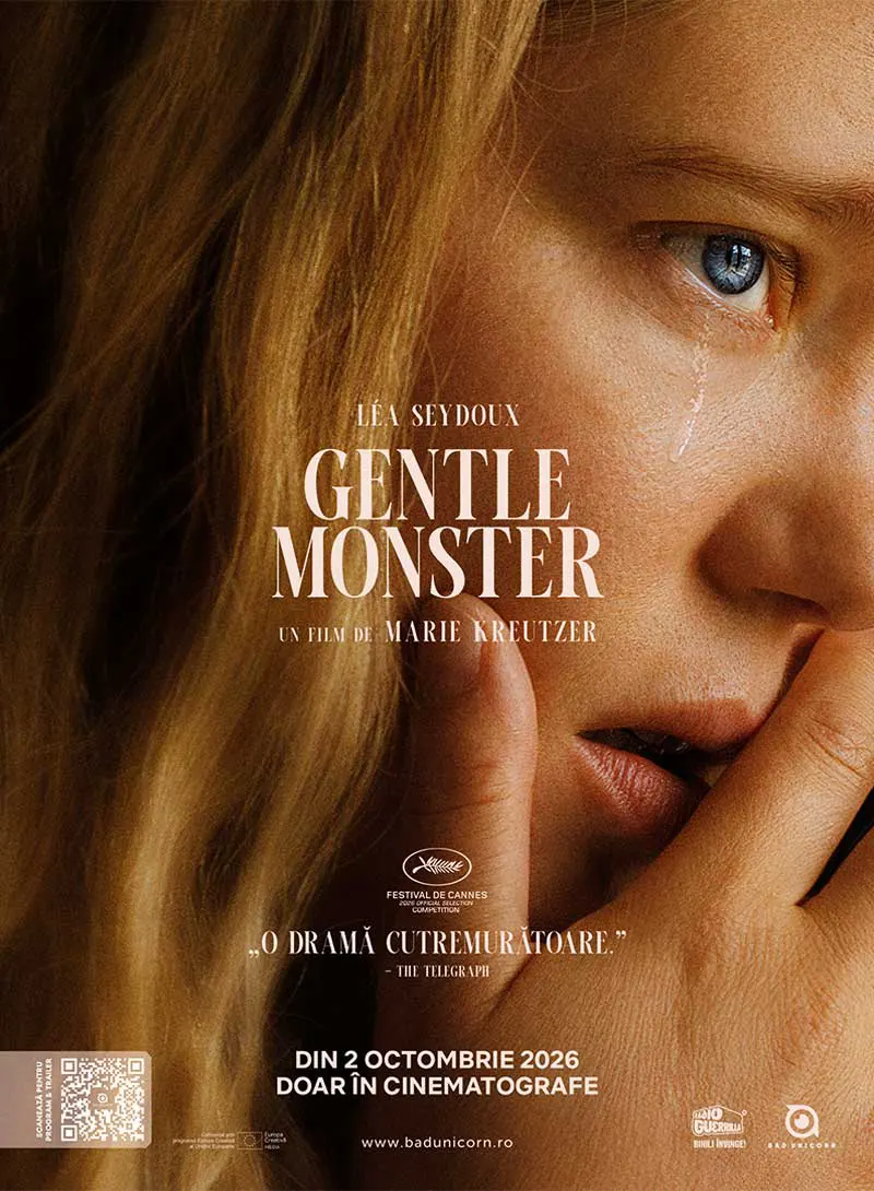 Afișul filmului Gentle Monster cu Léa Seydoux, premieră în România pe 2 octombrie 2026