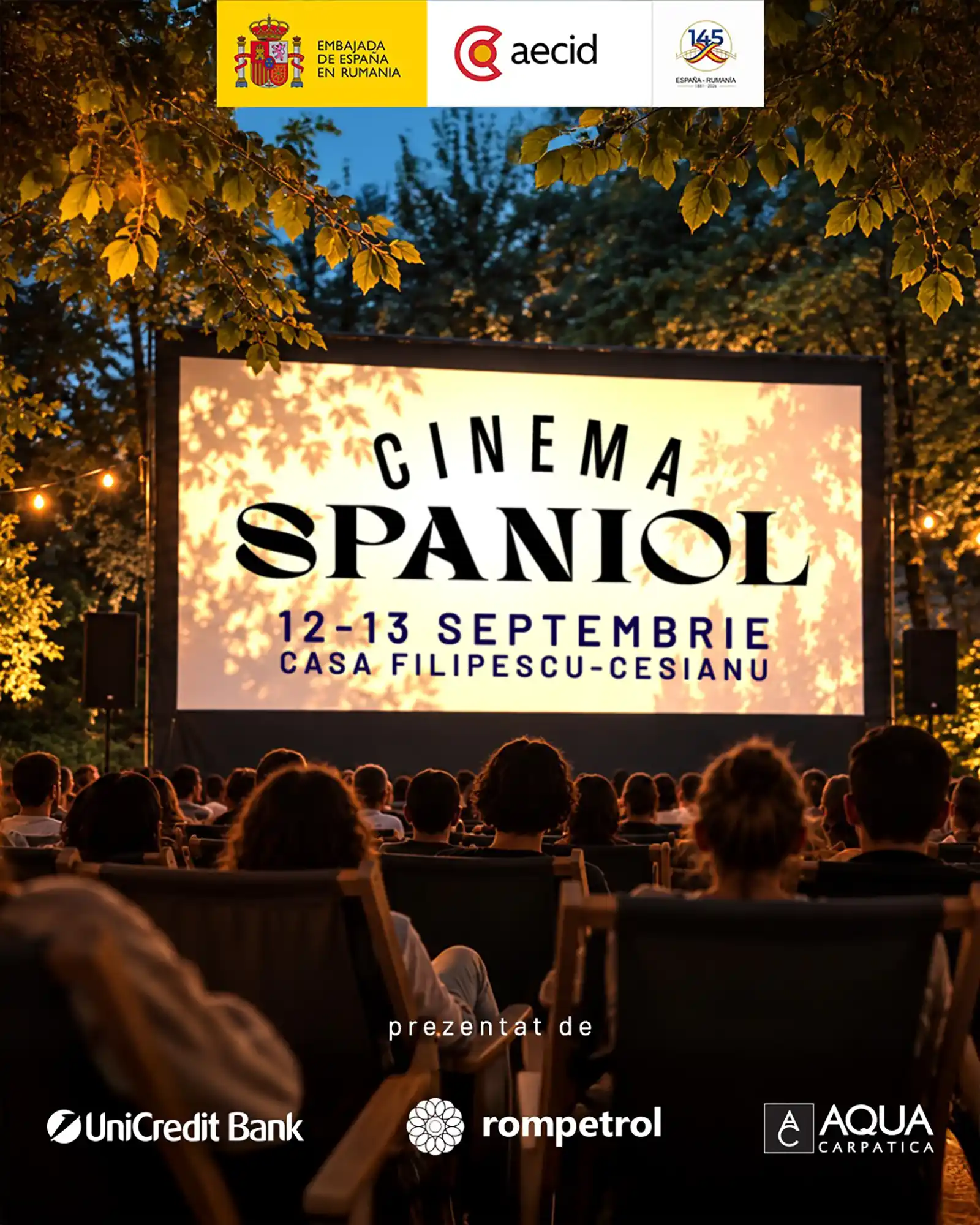 Weekend Sessions încheie sezonul în aer liber cu două seri de Cinema Spaniol la Casa Filipescu-Cesianu