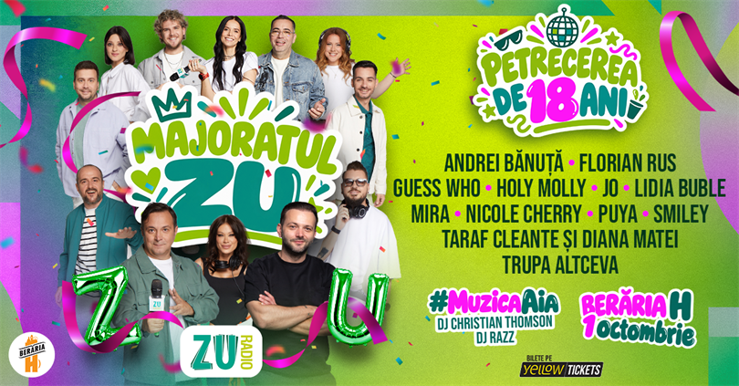 Majoratul ZU | Petrecerea de 18 ani @ Berăria H