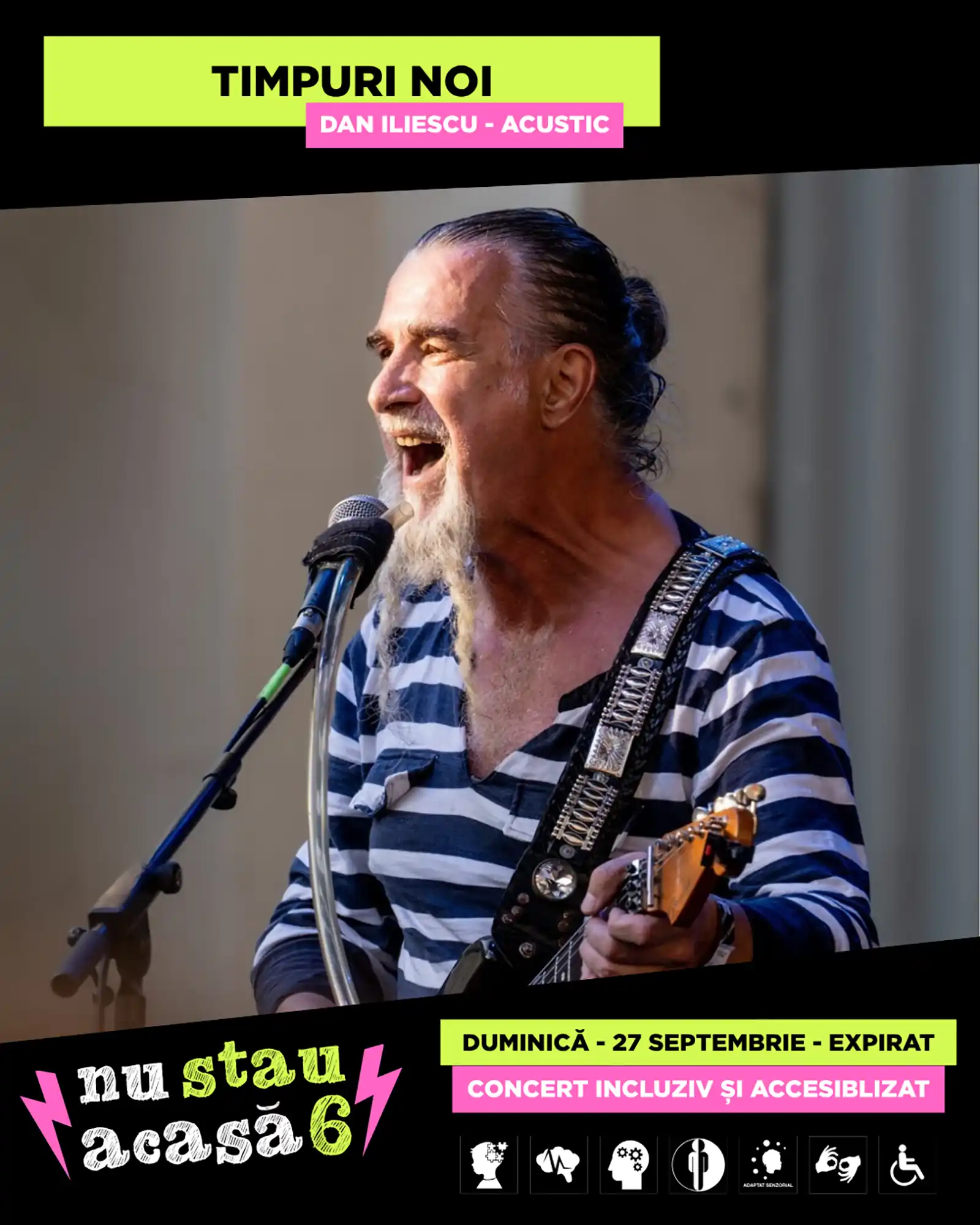 Concert incluziv și accesibilizat „Nu Stau Acasă”