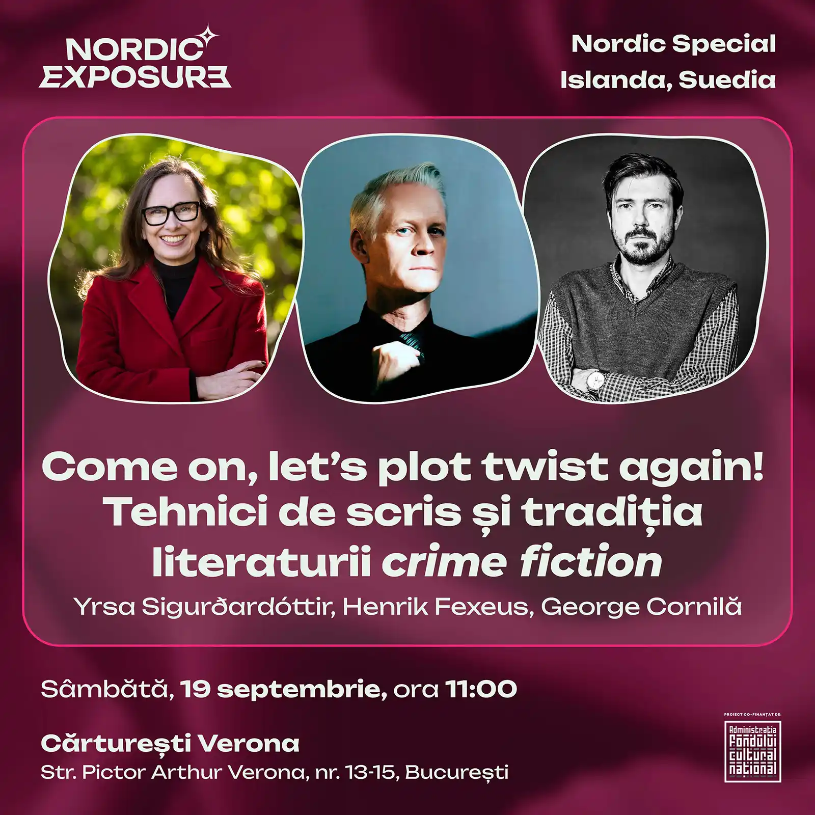 Temele literaturii nordice și industria de carte, în prim-plan la festivalul de literatură Nordic Exposure