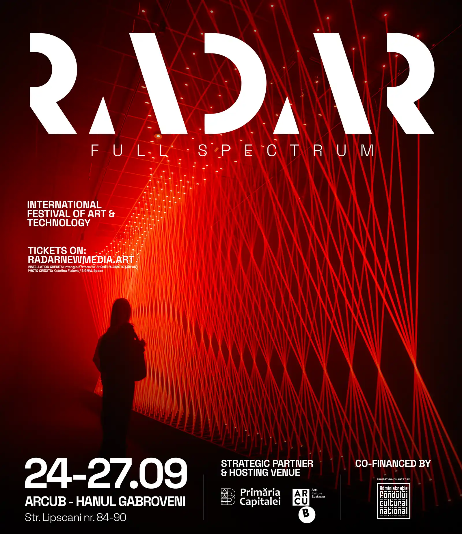 RADAR 2026: FULL SPECTRUM - instalații internaționale de lumină, laser, AI și artă interactivă, în premieră în România